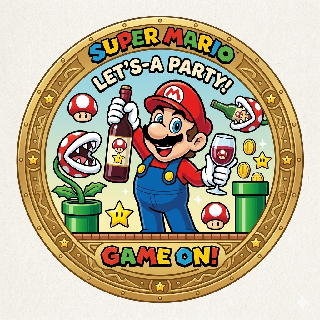 Super Mario Let's Party Motiv