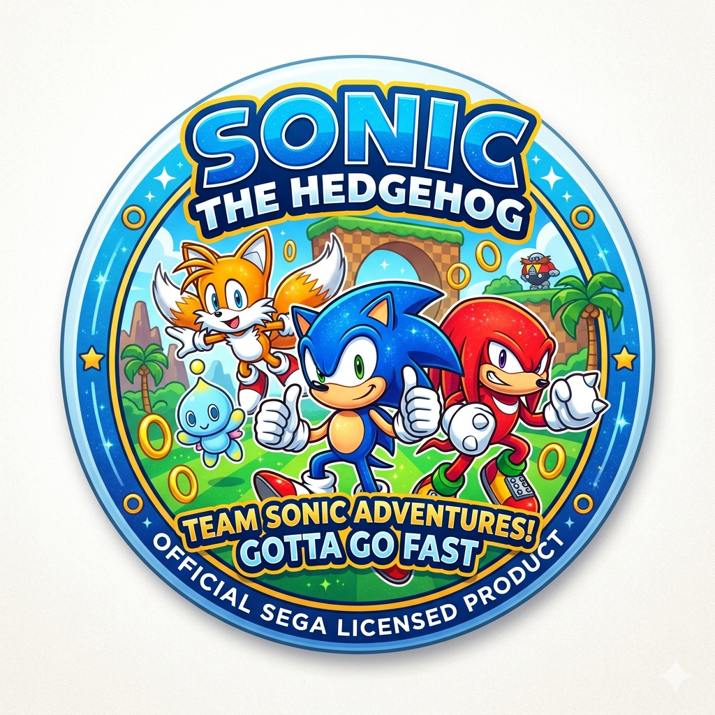 Sonic Gotta Go Fast Motiv